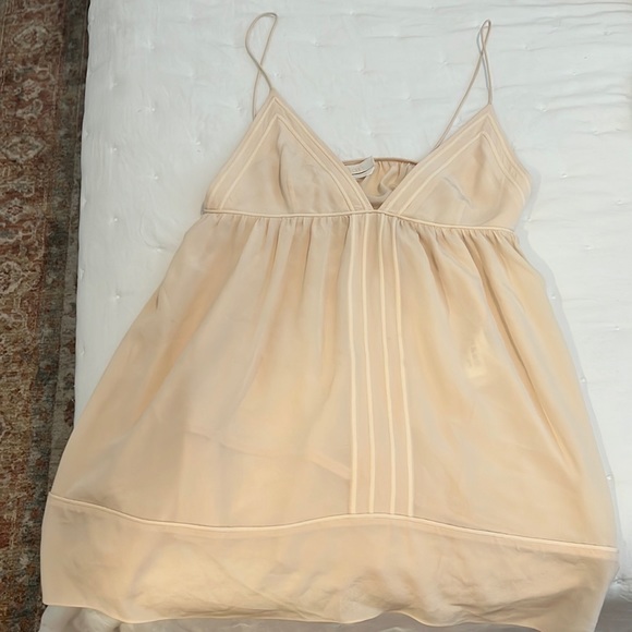 CHLOE SILK TOP BLUSH NUDE - Picture 3 of 3